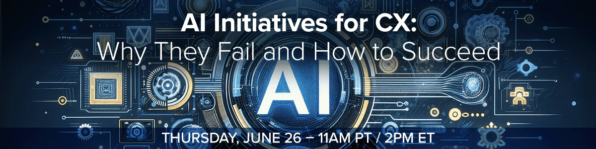 AI Initiatives for CX: Why They Fail and How to Succeed