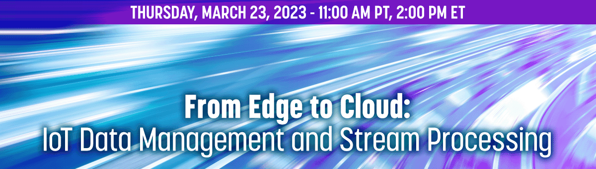 From Edge to Cloud: IoT Data Management and Stream Processing